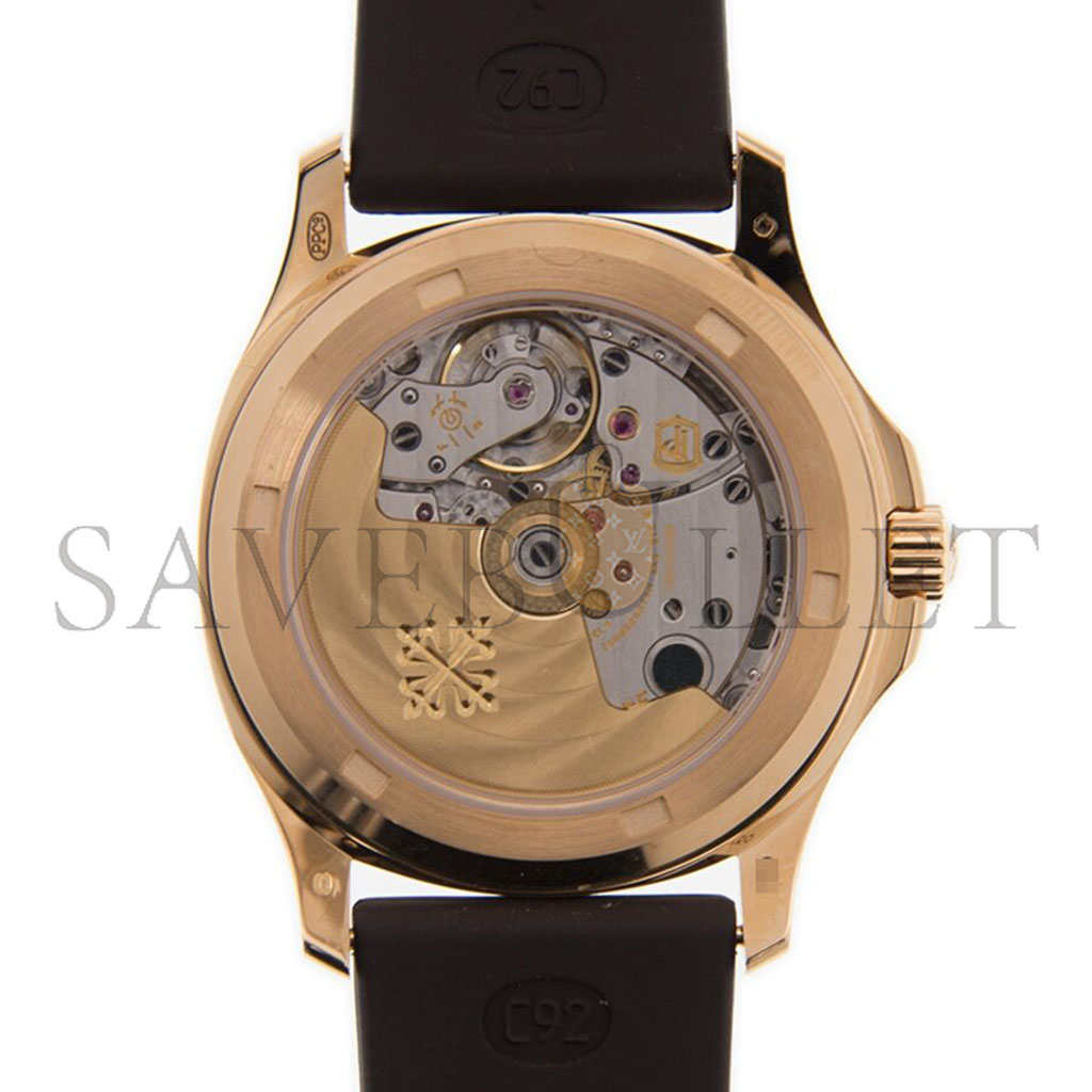 PATEK PHILIPPE AQUANAUT LUCE AUTOMATIC DIAMOND BROWN DIAL LADIES WATCH 5068R-001 PATEK PHILIPPE AQUANAUT LUCE AUTOMATIC DIAMOND BROWN DIAL LADIES WATCH 5068R-001